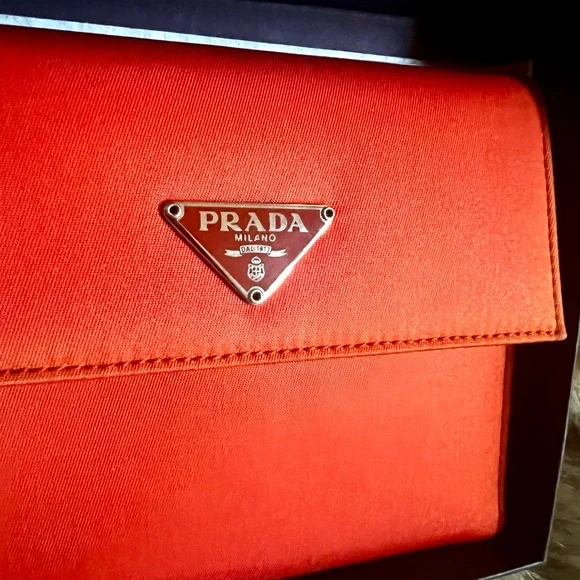 🎃 PRADA nylon tessuto trifold wallet - Picture 2 of 14